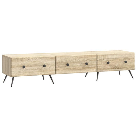 TV-skåp med låda Sonoma-ek 147 x 34,5 x 30 cm Konstruerat trä