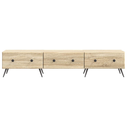 TV-skåp med låda Sonoma-ek 147 x 34,5 x 30 cm Konstruerat trä