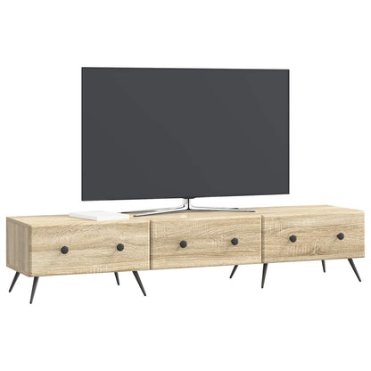 TV-skåp med låda Sonoma-ek 147 x 34,5 x 30 cm Konstruerat trä
