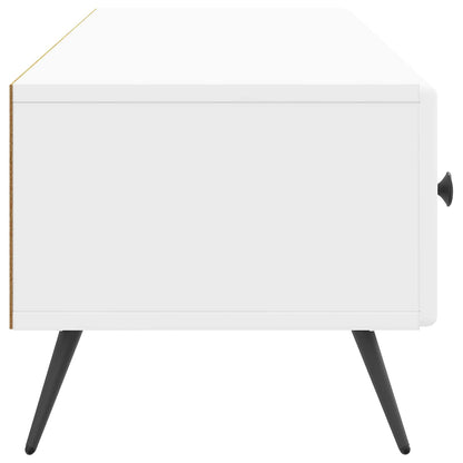 TV-skåp Vit högglans 147 x 34,5 x 30 cm Konstruerat trä