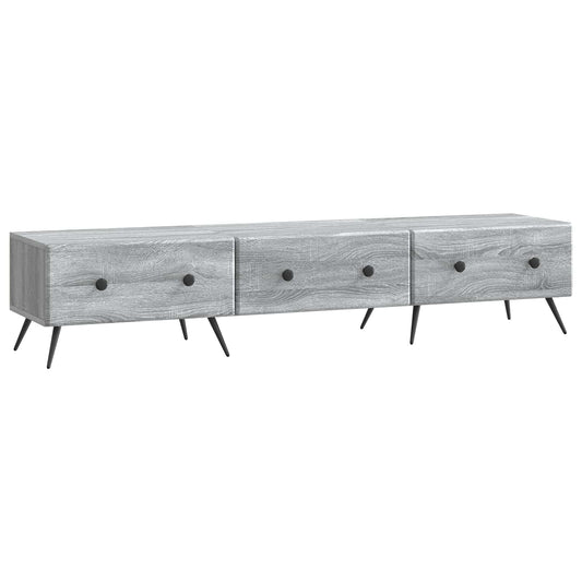 TV-skåp Grå sonoma-ek 147 x 34,5 x 30 cm Konstruerat trä