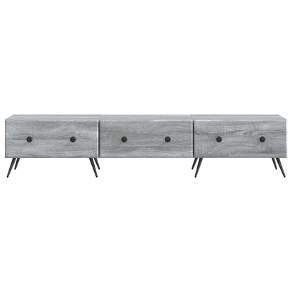 TV-skåp Grå sonoma-ek 147 x 34,5 x 30 cm Konstruerat trä