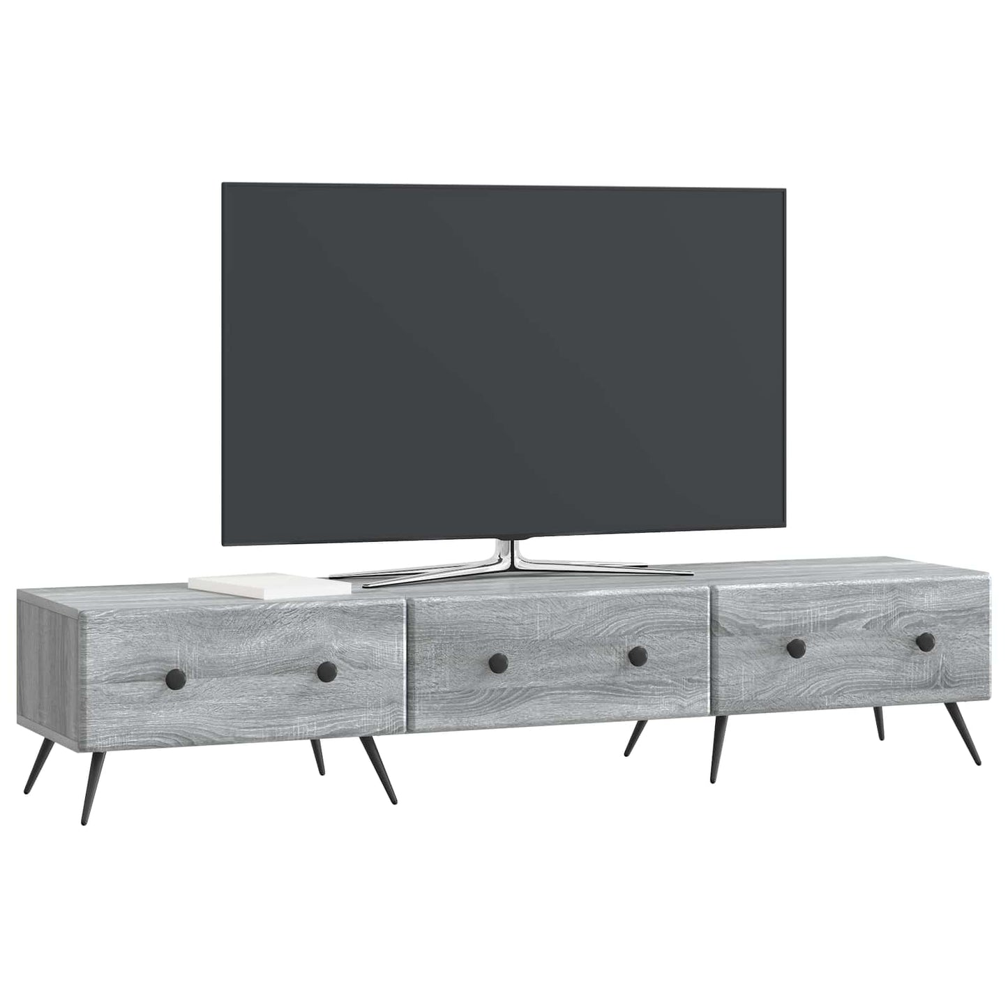 TV-skåp Grå sonoma-ek 147 x 34,5 x 30 cm Konstruerat trä