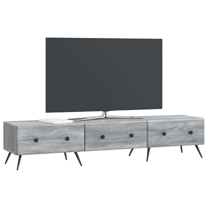 TV-skåp Grå sonoma-ek 147 x 34,5 x 30 cm Konstruerat trä