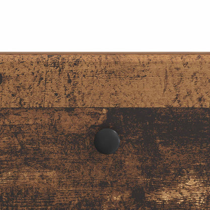TV-skåp med låda Gammalt trä 147 x 34,5 x 30 cm Konstruerat trä