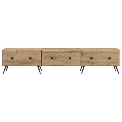 TV-skåp med låda Artisan-ek 147 x 34,5 x 30 cm Konstruerat trä