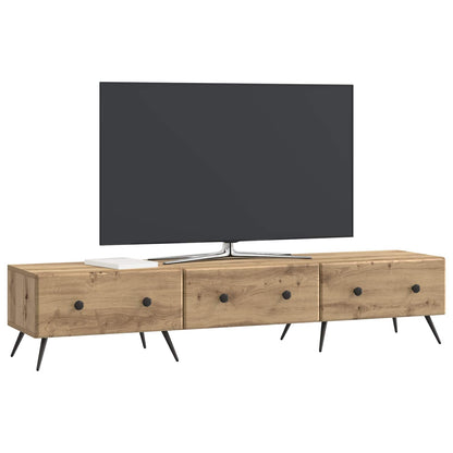 TV-skåp med låda Artisan-ek 147 x 34,5 x 30 cm Konstruerat trä