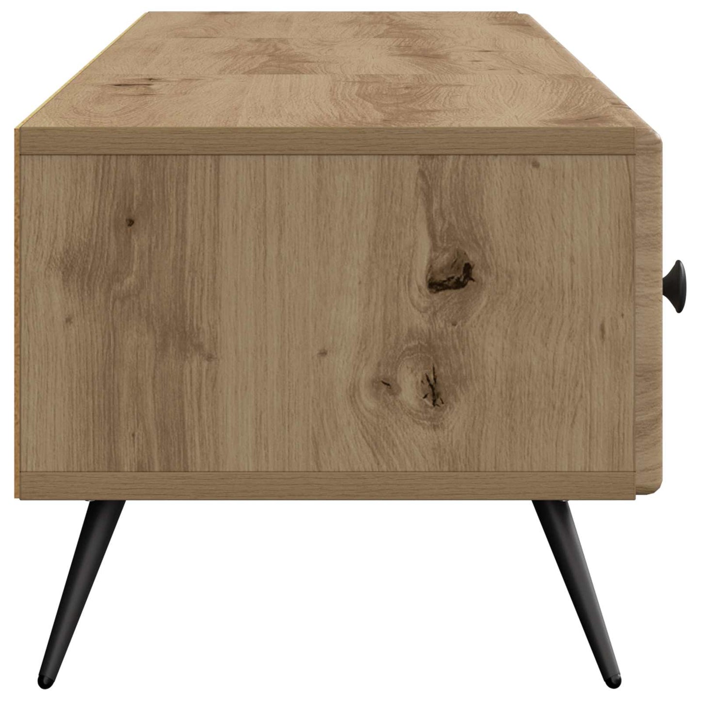 TV-skåp med låda Artisan-ek 147 x 34,5 x 30 cm Konstruerat trä