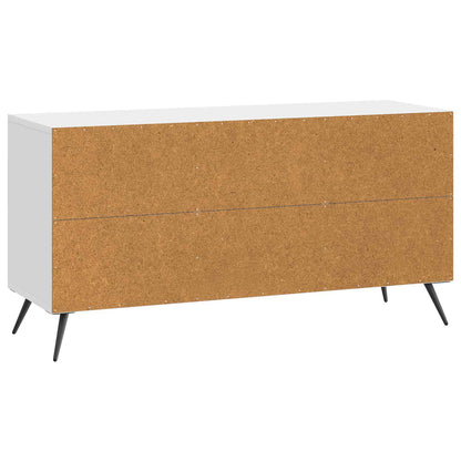 TV-skåp Vit högglans 99 x 34,5 x 50 cm Konstruerat trä