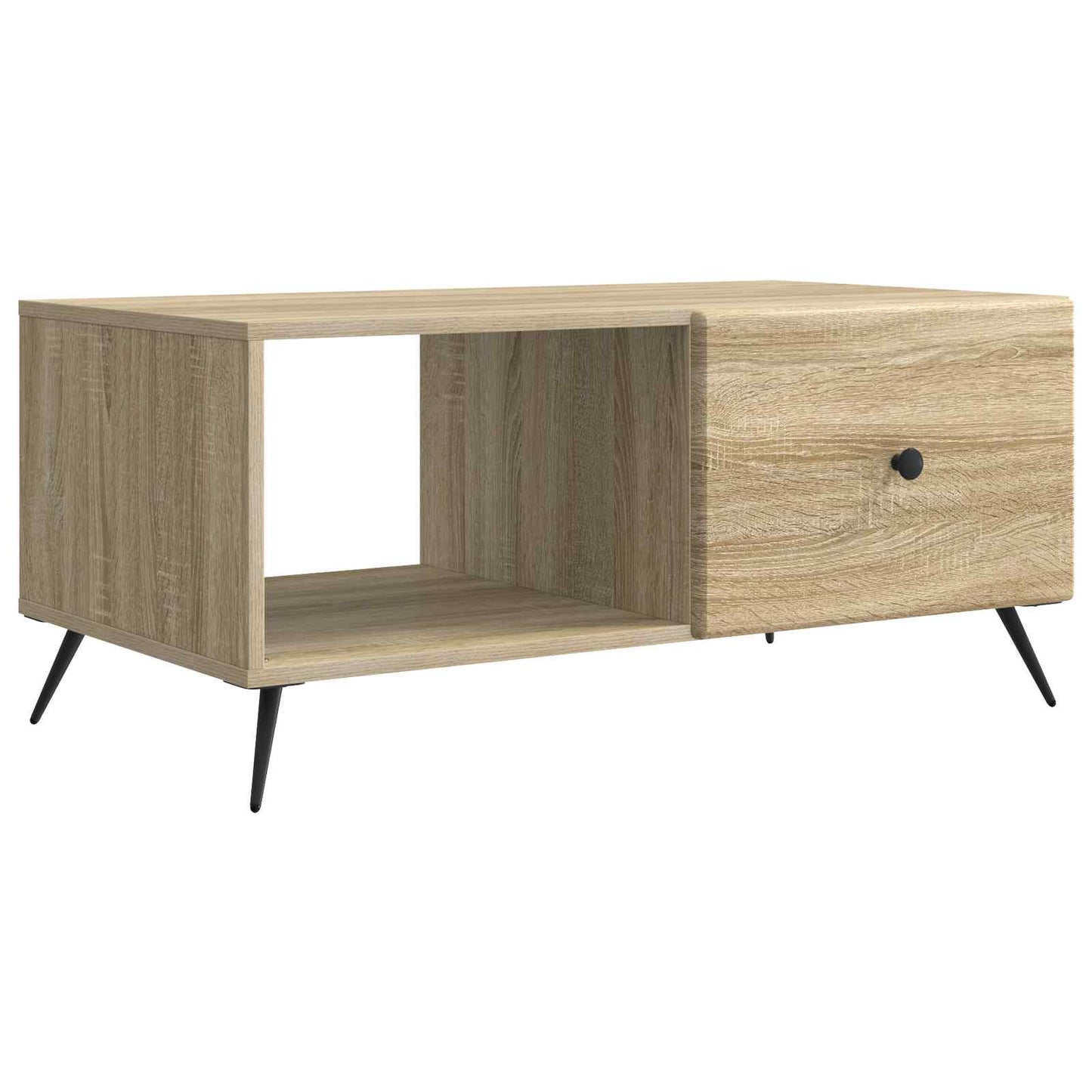 Kaffeebord Sonoma-ek 90 x 50 x 40 cm Konstruerat trä
