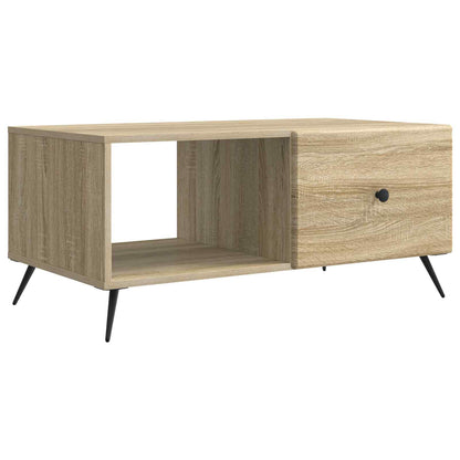 Kaffeebord Sonoma-ek 90 x 50 x 40 cm Konstruerat trä