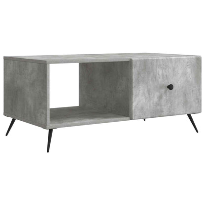 Kaffeebord Betonggrå 90 x 50 x 40 cm Konstruerat trä