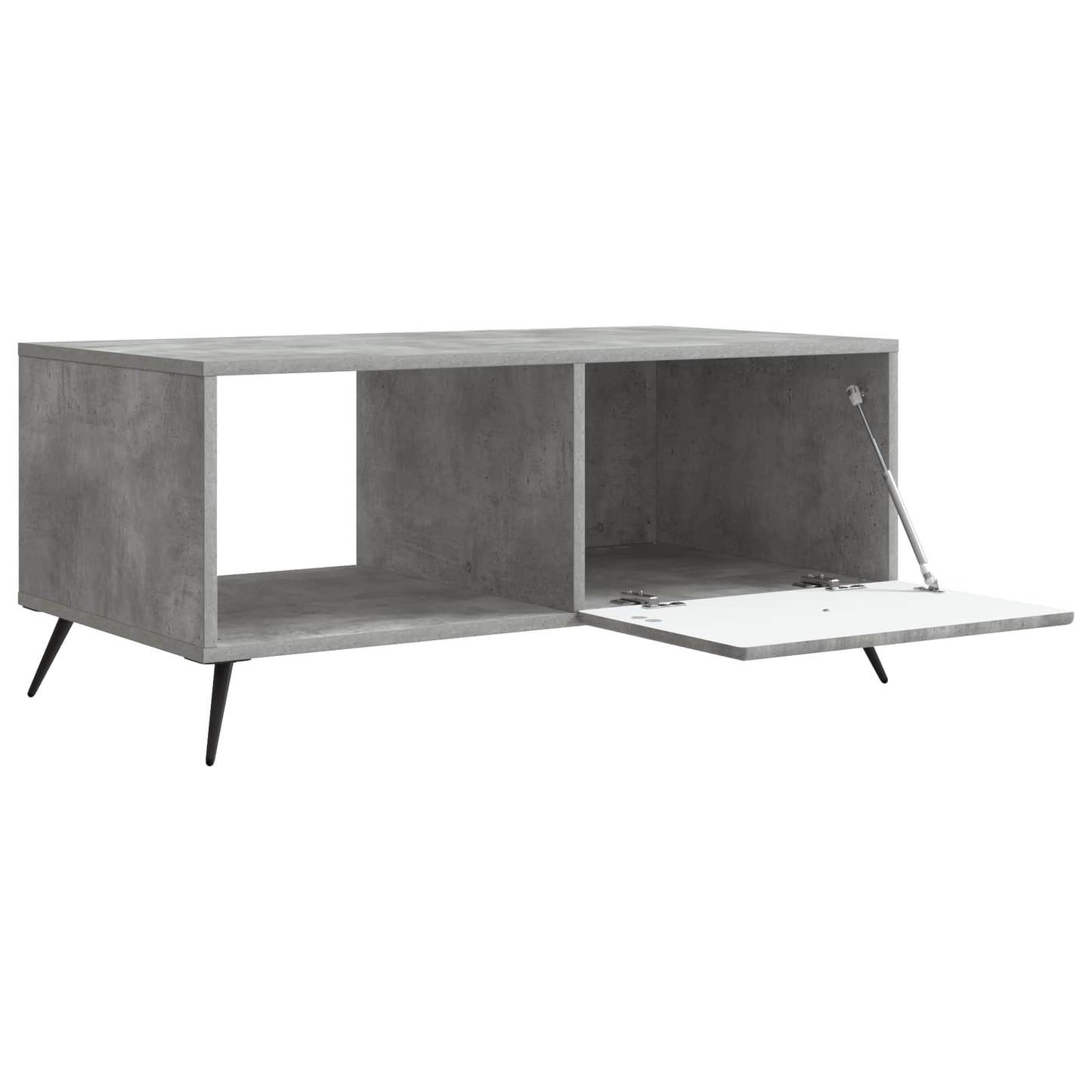 Kaffeebord Betonggrå 90 x 50 x 40 cm Konstruerat trä