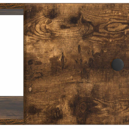 Kaffeebord Rökt ek 90 x 50 x 40 cm Konstruerat trä