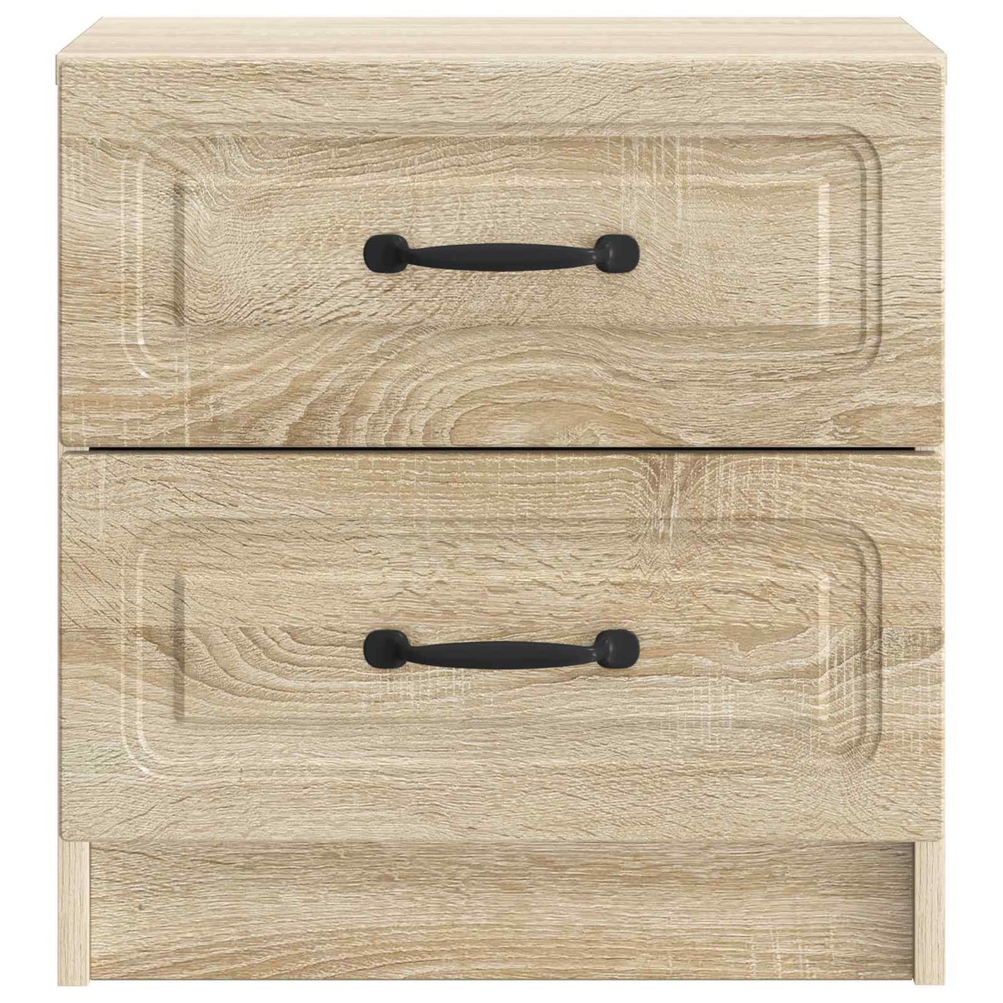 Nattduksbord med låda 2 pcs Sonoma-ek 43 x 34,5 x 44,5 cm