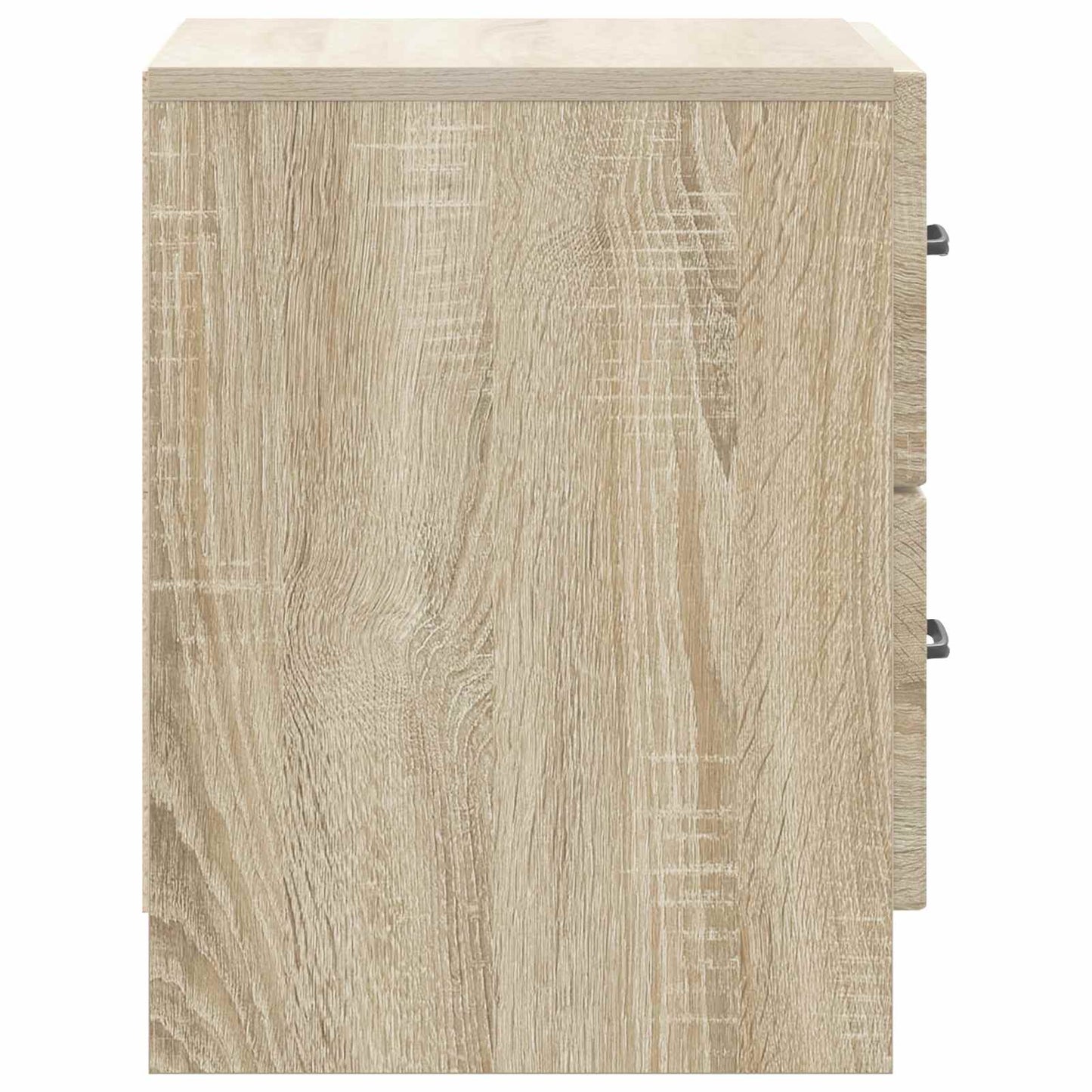 Nattduksbord med låda 2 pcs Sonoma-ek 43 x 34,5 x 44,5 cm