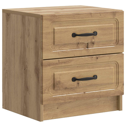 Nattduksbord med låda 2 pcs Artisan-ek 43 x 34,5 x 44,5 cm