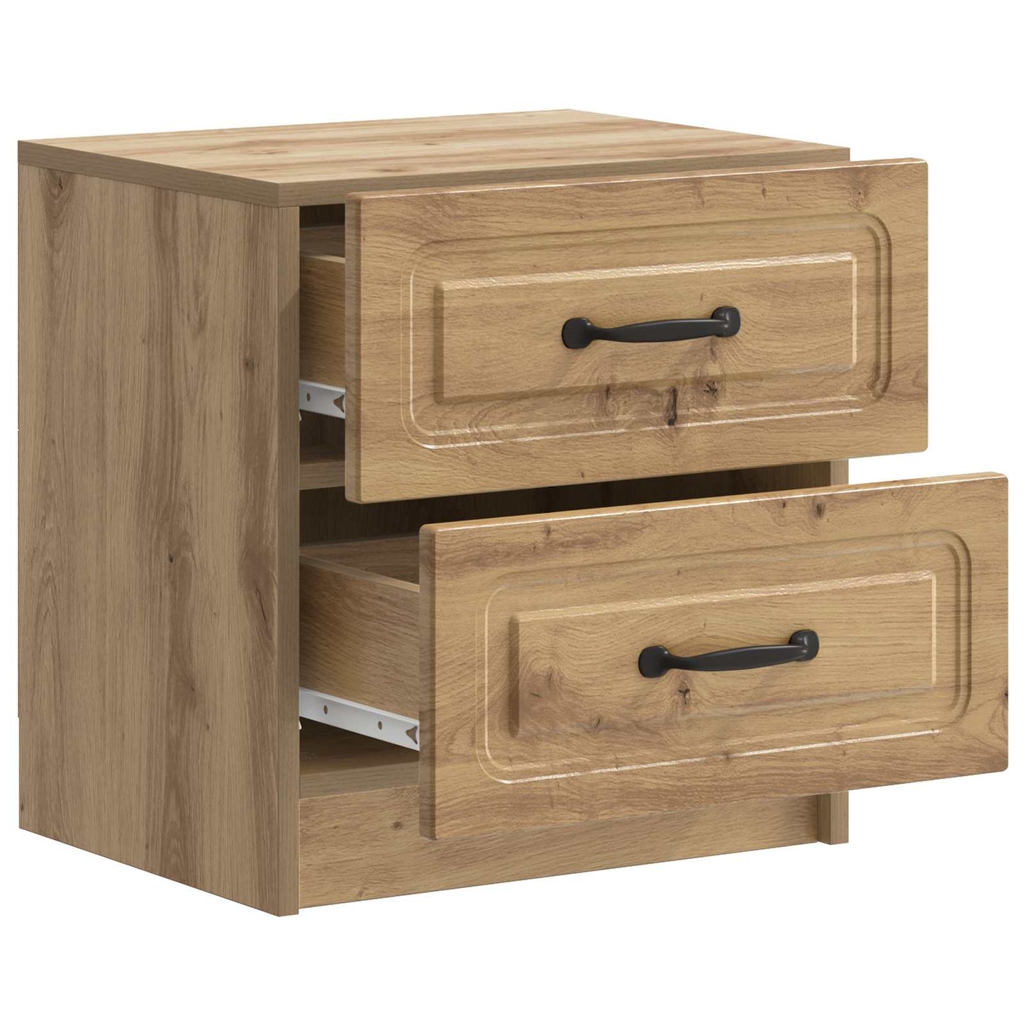 Nattduksbord med låda 2 pcs Artisan-ek 43 x 34,5 x 44,5 cm