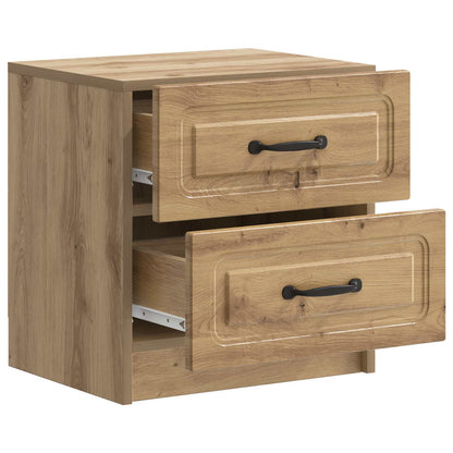 Nattduksbord med låda 2 pcs Artisan-ek 43 x 34,5 x 44,5 cm