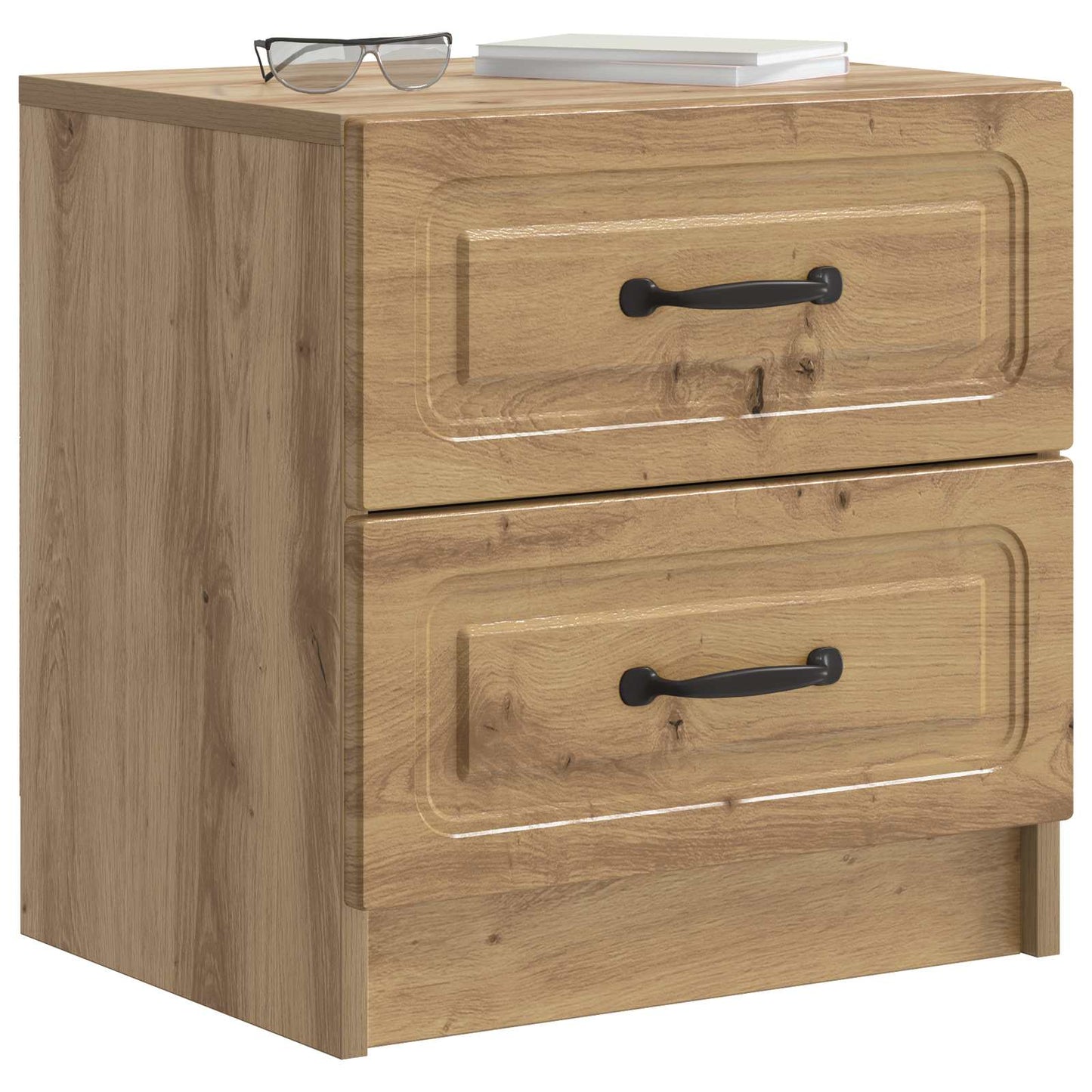 Nattduksbord med låda 2 pcs Artisan-ek 43 x 34,5 x 44,5 cm