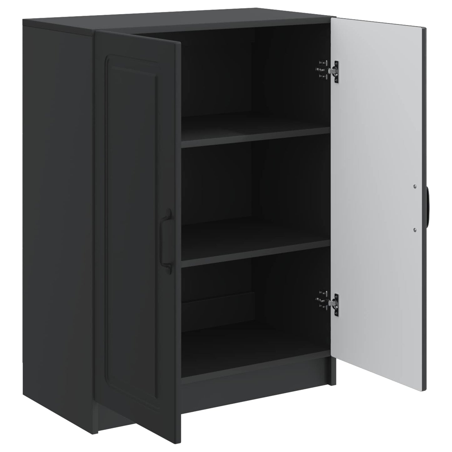 Sideboard Svart 66 x 34,5 x 87 cm Konstruerat trä