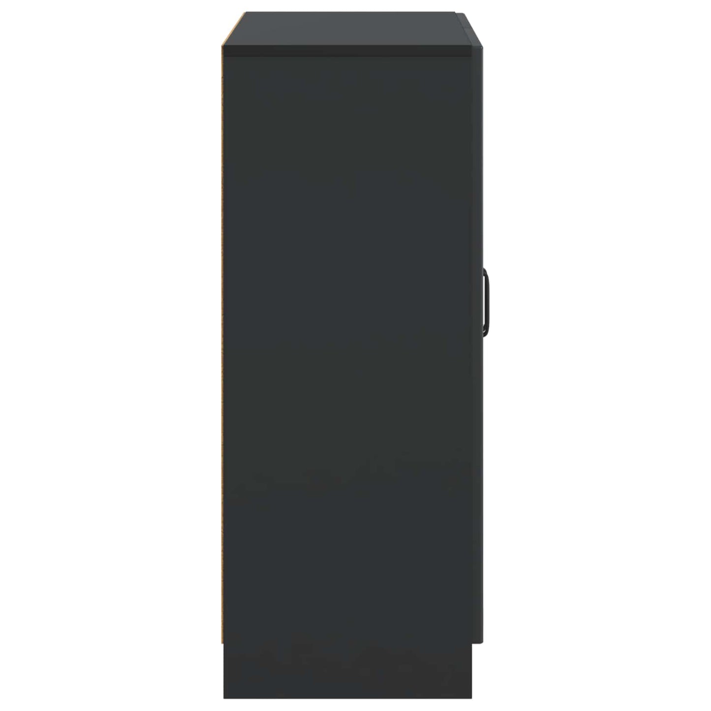 Sideboard Svart 66 x 34,5 x 87 cm Konstruerat trä