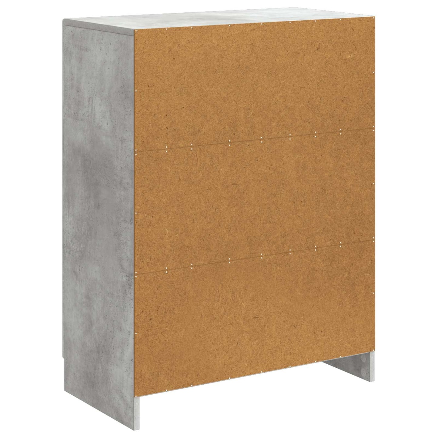 Sideboard Betonggrå 66 x 34,5 x 87 cm Konstruerat trä
