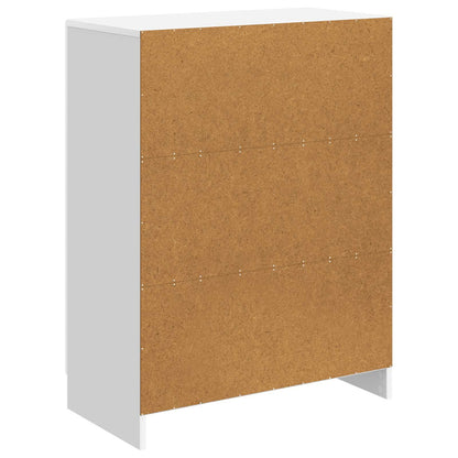 Sideboard Vit högglans 66 x 34,5 x 87 cm Konstruerat trä