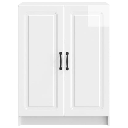 Sideboard Vit högglans 66 x 34,5 x 87 cm Konstruerat trä