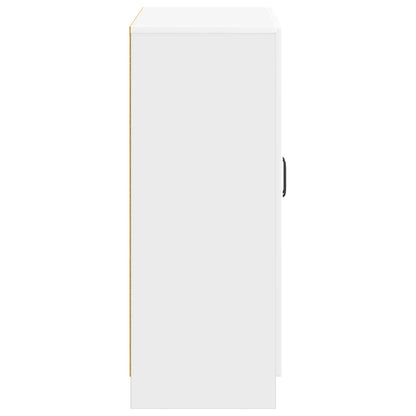 Sideboard Vit högglans 66 x 34,5 x 87 cm Konstruerat trä