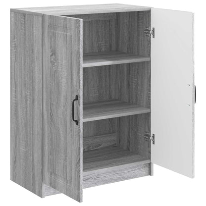 Sideboard Grå sonoma-ek 66 x 34,5 x 87 cm Konstruerat trä