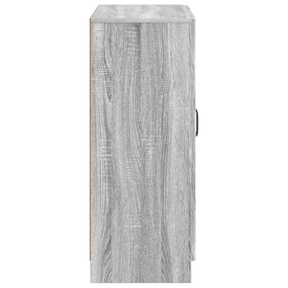 Sideboard Grå sonoma-ek 66 x 34,5 x 87 cm Konstruerat trä