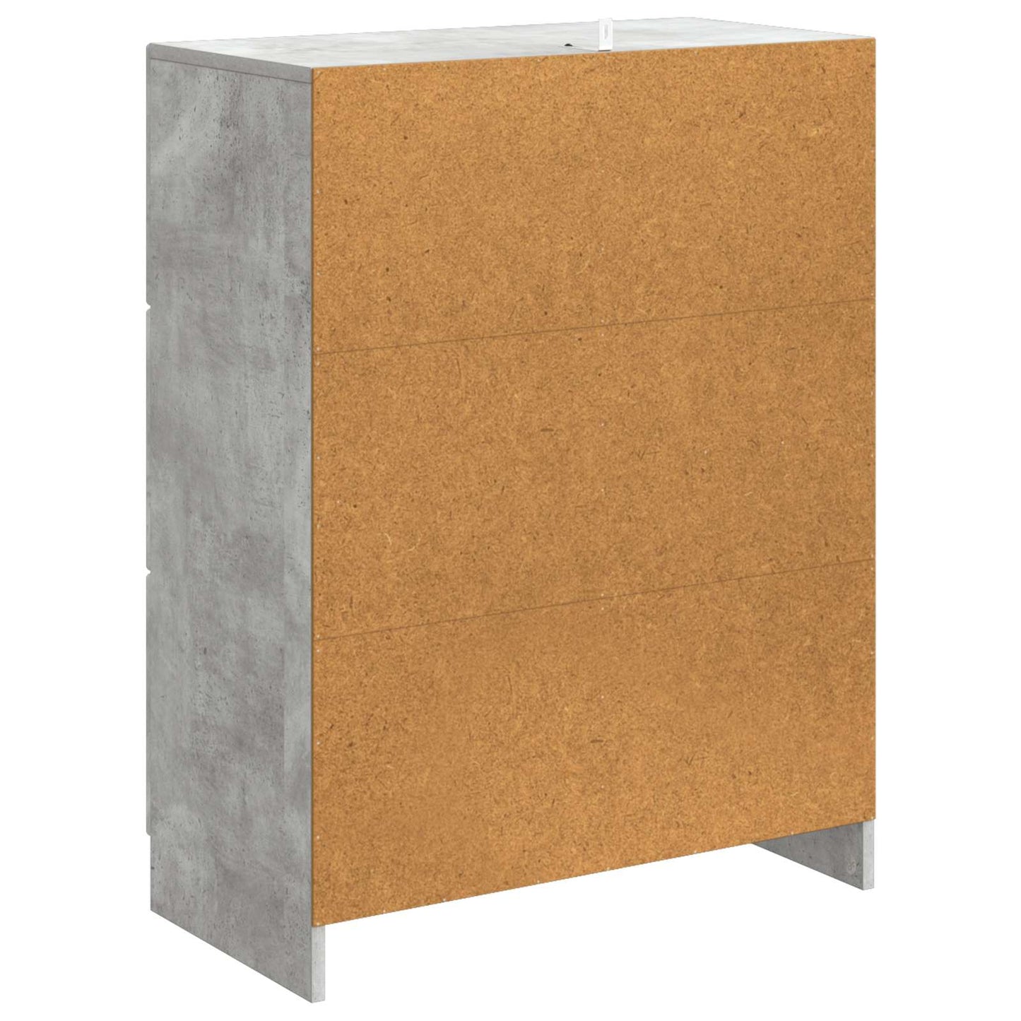 Sideboard med låda Betonggrå 66 x 34,5 x 87 cm Konstruerat trä
