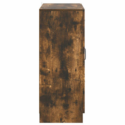 Sideboard med låda Rökt ek 66 x 34,5 x 87 cm Konstruerat trä