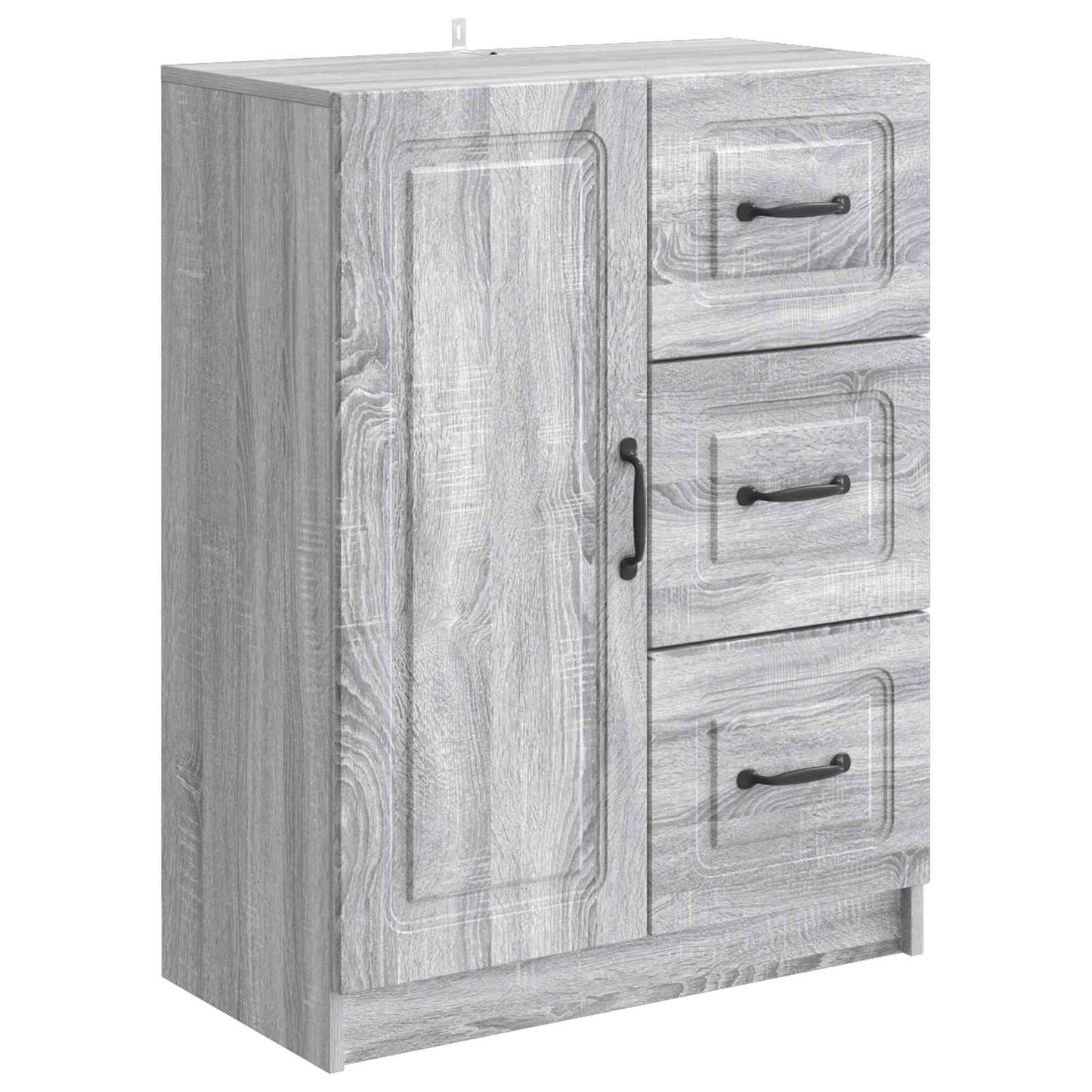 Sideboard Grå sonoma-ek 66 x 34,5 x 87 cm Konstruerat trä