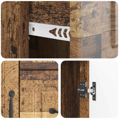 Sideboard Gammalt trä 66 x 34,5 x 87 cm Konstruerat trä