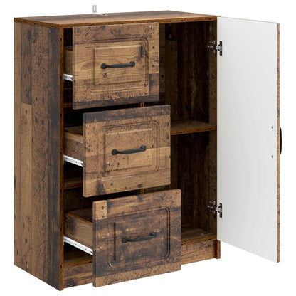 Sideboard Gammalt trä 66 x 34,5 x 87 cm Konstruerat trä