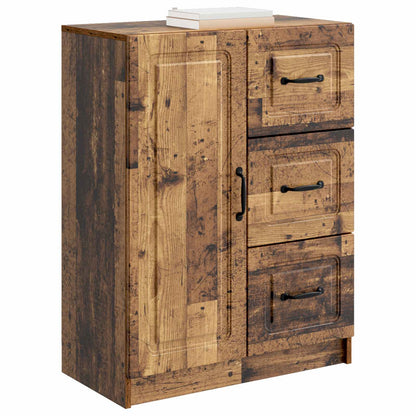 Sideboard Gammalt trä 66 x 34,5 x 87 cm Konstruerat trä