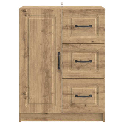 Sideboard med låda Artisan-ek 66 x 34,5 x 87 cm Konstruerat trä