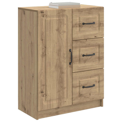 Sideboard med låda Artisan-ek 66 x 34,5 x 87 cm Konstruerat trä