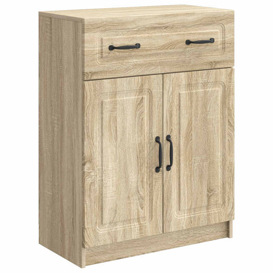 Sideboard med låda Sonoma-ek 66 x 34,5 x 87 cm Konstruerat trä