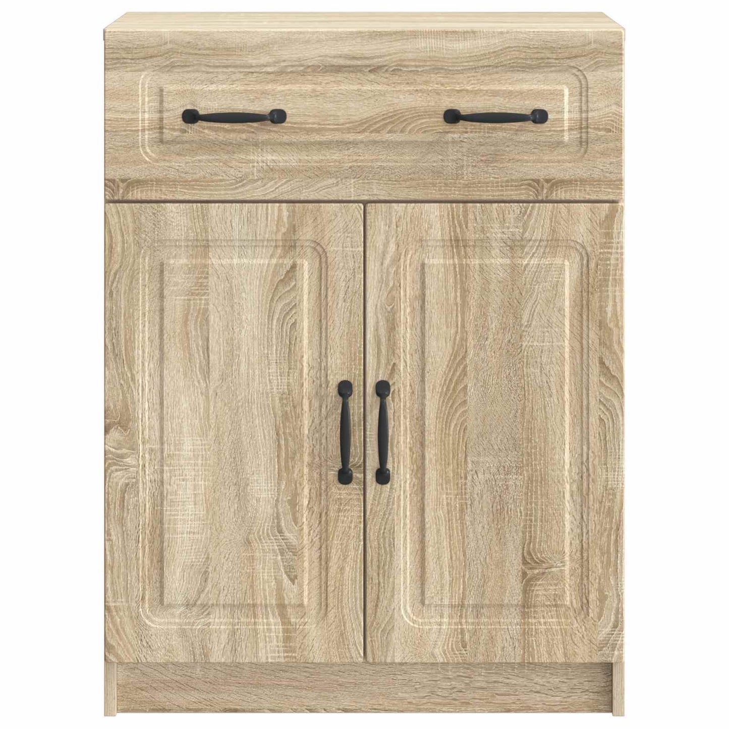 Sideboard med låda Sonoma-ek 66 x 34,5 x 87 cm Konstruerat trä