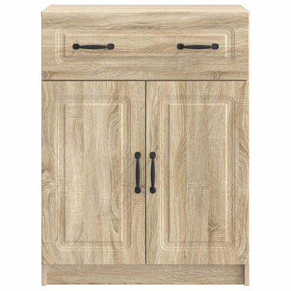 Sideboard med låda Sonoma-ek 66 x 34,5 x 87 cm Konstruerat trä