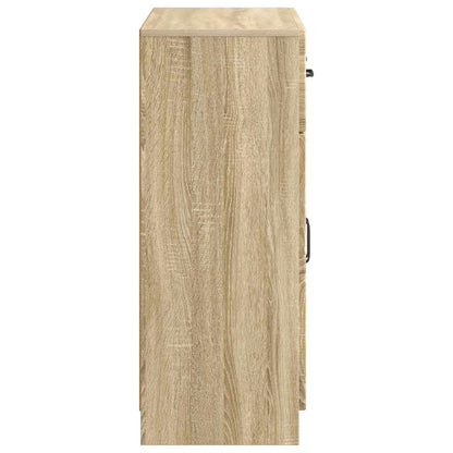 Sideboard med låda Sonoma-ek 66 x 34,5 x 87 cm Konstruerat trä