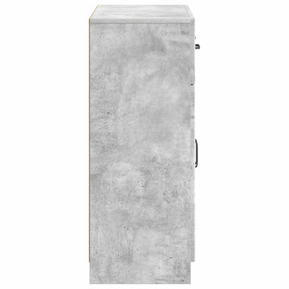 Sideboard med låda Betonggrå 66 x 34,5 x 87 cm Konstruerat trä