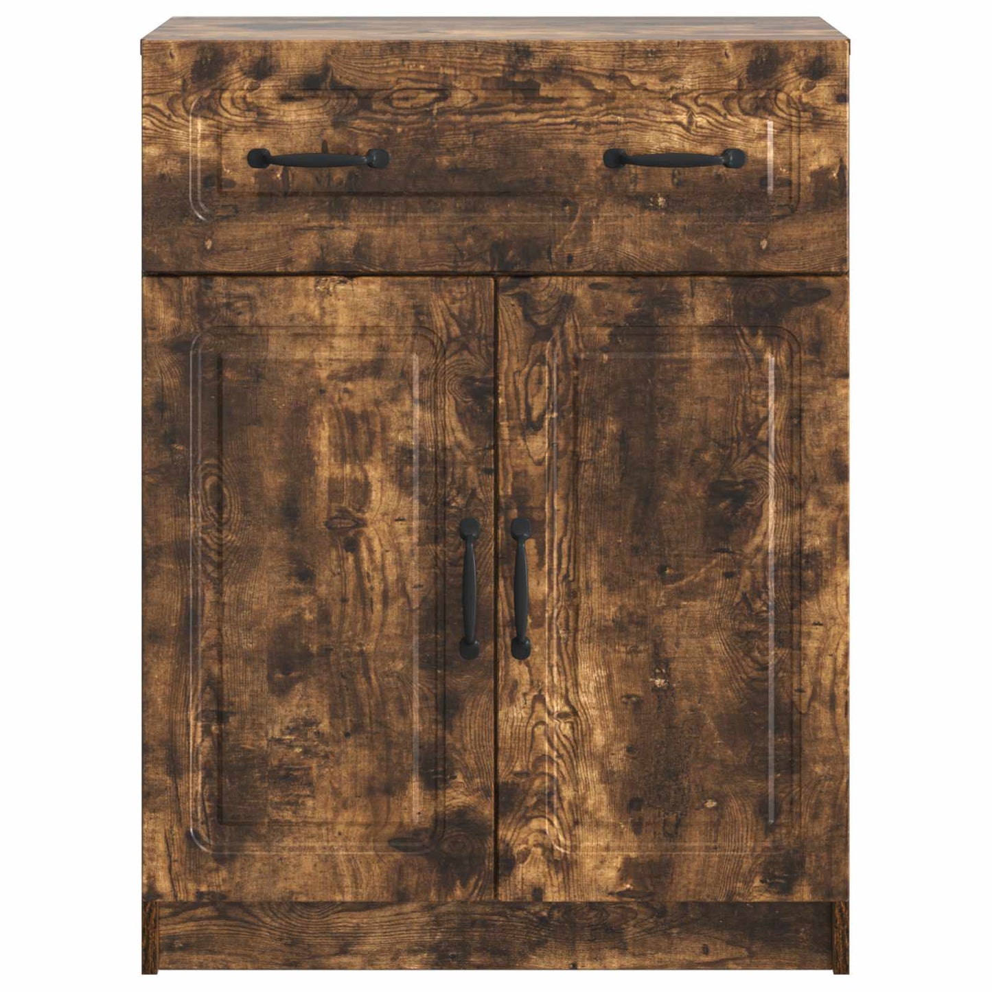 Sideboard med låda Rökt ek 66 x 34,5 x 87 cm Konstruerat trä