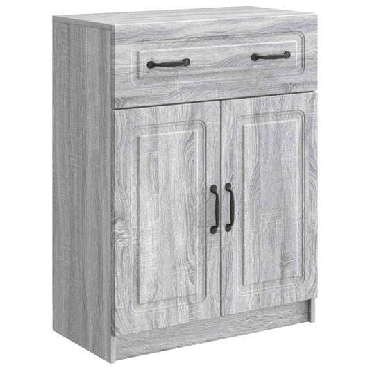 Sideboard Grå sonoma-ek 66 x 34,5 x 87 cm Konstruerat trä