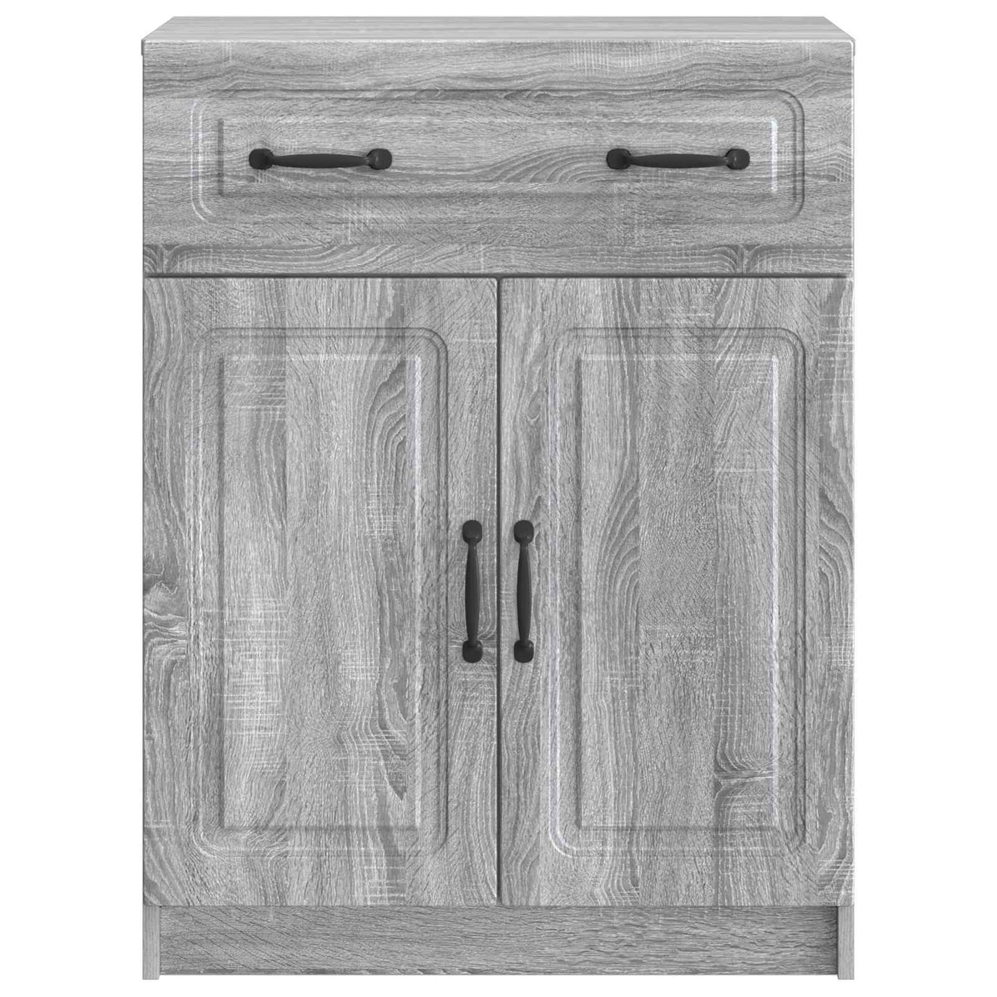 Sideboard Grå sonoma-ek 66 x 34,5 x 87 cm Konstruerat trä