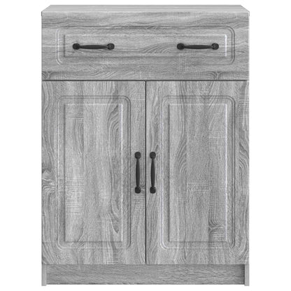Sideboard Grå sonoma-ek 66 x 34,5 x 87 cm Konstruerat trä