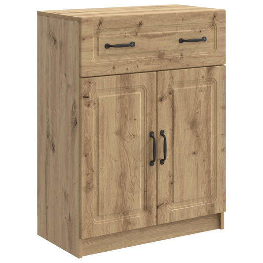 Sideboard med låda Artisan-ek 66 x 34,5 x 87 cm Konstruerat trä